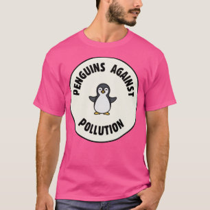 Pinguïns tegen verontreiniging t-shirt