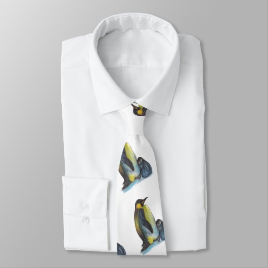 Pinguïns tekening Stropdas (Gebonden)