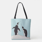 pinguïns tote bag (Achterkant)