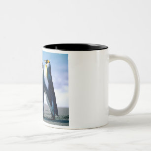 pinguïns tweekleurige koffiemok