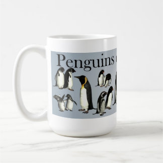 Pinguïns van de Mok van de wereld