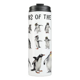 Pinguïns van de wereld thermosbeker