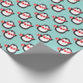 Pinguïns Verpakkingspapier Cadeaupapier (Hoek)