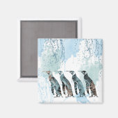 Pinguïns vrienden voor altijd magneet (Voorkant / Achterkant)