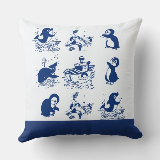 Pinguïns, walvissen en dolfijnen kussen (Achterkant)