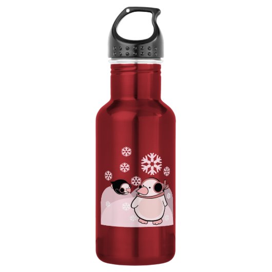 pinguïns waterfles  (Voorkant)