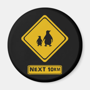 pinguïns wegteken magneet