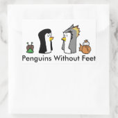 Pinguïns zonder Sticker van de voeten (Tas)
