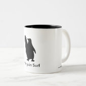 pinguintastische surf mok (Voorkant rechts)