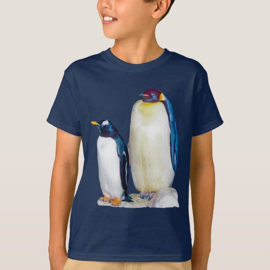 Pinguïntekening T-shirt (Voorkant)