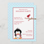 Pinguïnvakantie Kaart (Voorkant / Achterkant)