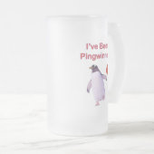 Pingwinned Penguin Ping Pong Matglas Bierpul (Voorkant rechts)