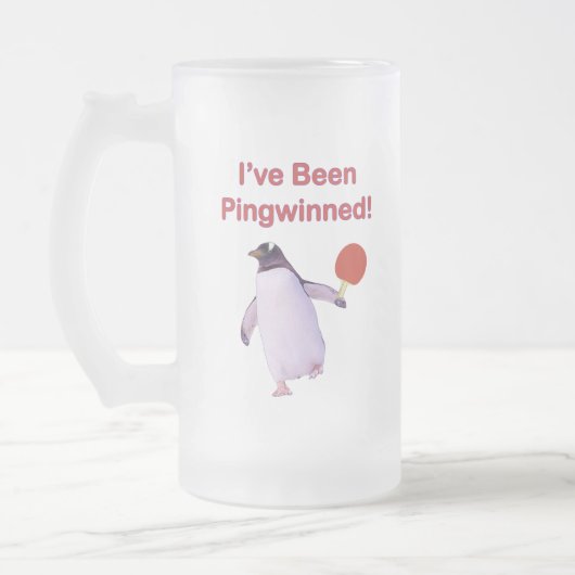 Pingwinned Penguin Ping Pong Matglas Bierpul (Links)