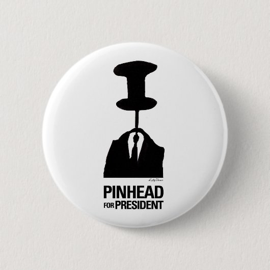 Pinhead voor President Ronde Button 5,7 Cm (Voorkant)