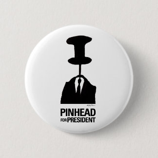 Pinhead voor President Ronde Button 5,7 Cm