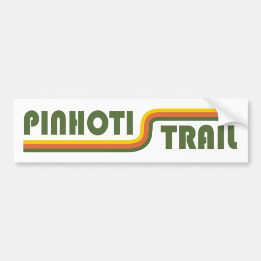 Pinhoti Trail Alabama Georgia Bumpersticker (Voorkant)