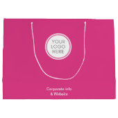 Pink 2 Sac Entreprise avec Logo & Détails Entrepri (Dos)