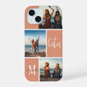 Pink 3 Photos Meilleurs Amis Monogramme couleur mo (Verso)