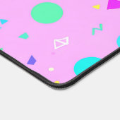 Pink 80s Memphis Geometric Pattern (Coin)