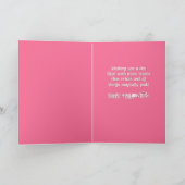 Pink-a-Boo spookachtige Halloween Kaart (Binnen)