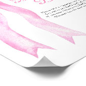 Pink a bow - Don't say baby Poster (Coin)