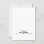 Pink Abstract Flowers Bedankkaart (Achterkant)