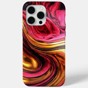 Pink Abstrait iPhone 15 Pro Max Coque