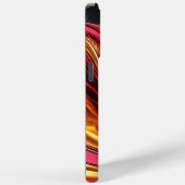 Pink Abstrait iPhone 15 Pro Max Coque (Verso / Droite)
