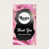 Pink agate noir dossier insérer (Devant)