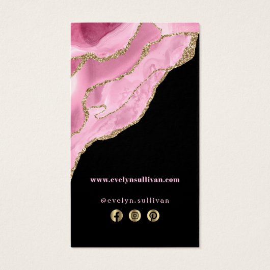 Pink agate package insert (Dos)