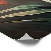 Pink Amaryllis Flower Art Imprimer Poster (Coin)