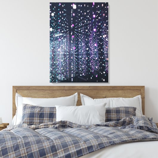 Pink and Black Canvas Afdruk (Insitu (Slaapkamer))