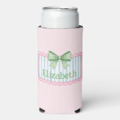 Pink and Blue Frame With Green Gingham Bow (Seltzer Voorkant)