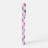 Pink and Blue Gingham Check Phone Case iPhone 16 Hoesje (Rechterkant)