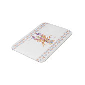 Pink and Blue Lobster Badmat (Gekanteld)