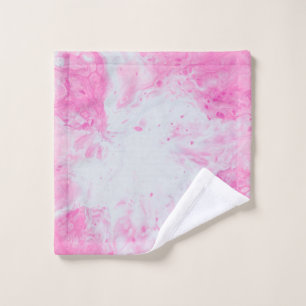 Pink and blue water surface