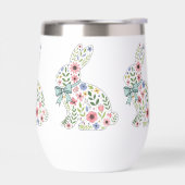 Pink and Blue Wildflower Easter Rabbits (Links)