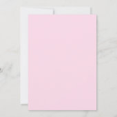 Pink and Gold First Birthday Party Invitations (Dos)