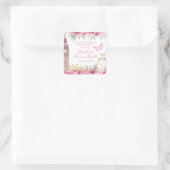 Pink and Gold Once upon a Time Princess Sticker (Sac)