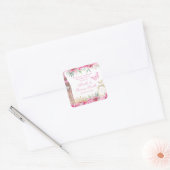 Pink and Gold Once upon a Time Princess Sticker (Enveloppe)