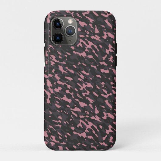 pink and gray camo abstract Case-Mate iPhone case (Achterkant)
