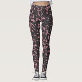 pink and gray camo abstract leggings (Voorkant)