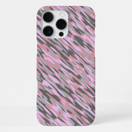 pink and gray green camo abstract iPhone 16 pro max hoesje