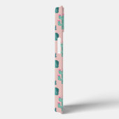Pink and Green Girly Cactus Pattern Case-Mate iPhone Case (Achterkant / Rechts)