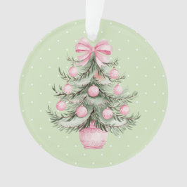 Pink and Green Ornament