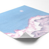 Pink and Purple Fluffy Clouds Print (Hoek)