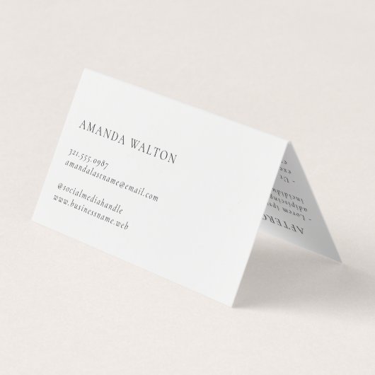 Pink and Purple Monogram Modern Visitekaartjes (Achterkant)