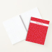 Pink and Red Floral Spiral Notebook Notitieboek (Binnen)