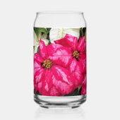 Pink and White Variegee Poinsettias Holiday (Recto)