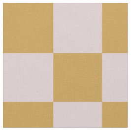 Pink and Yellow Checkered Pattern Stof